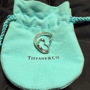 Tiffany & Co. Silver Open Heart Ring